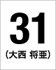 31番　大西将亜