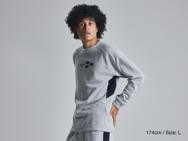 スウェットクルートップ (XF6409) 写真3