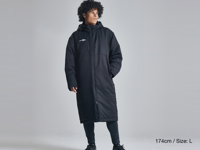 ロングパディングコート (XF6419) 写真3