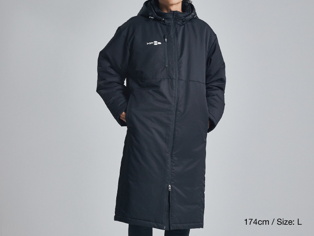 ロングパディングコート (XF6419) 写真4