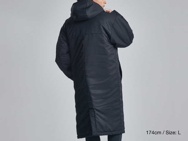 ロングパディングコート (XF6419) 写真5