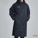 ロングパディングコート (XF6419) 写真4