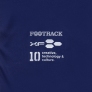Tシャツ XF10 FOOTRACK ネイビー (XF0115-NVY)画像05