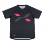 Tシャツ Design01 ブラック x ピンク (XF0106-PNK)画像02