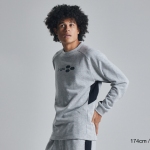 スウェットクルートップ (XF6409) 写真3