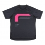 Tシャツ Design01 ブラック x ピンク (XF0106-PNK)画像03