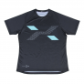 Tシャツ Design01 ブラック x ブルー (XF0106-BLU)画像02